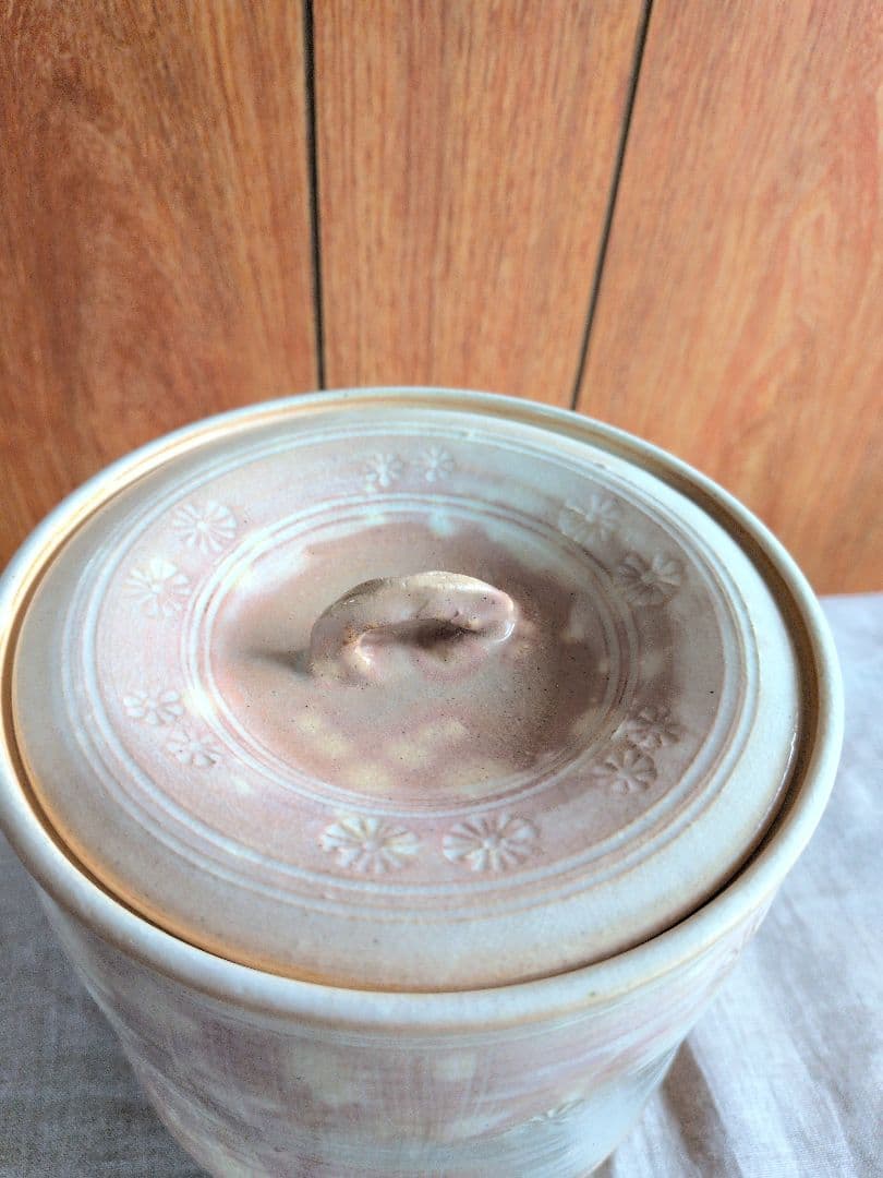 茶道具・水指し・陶器・御本・三島　抹茶