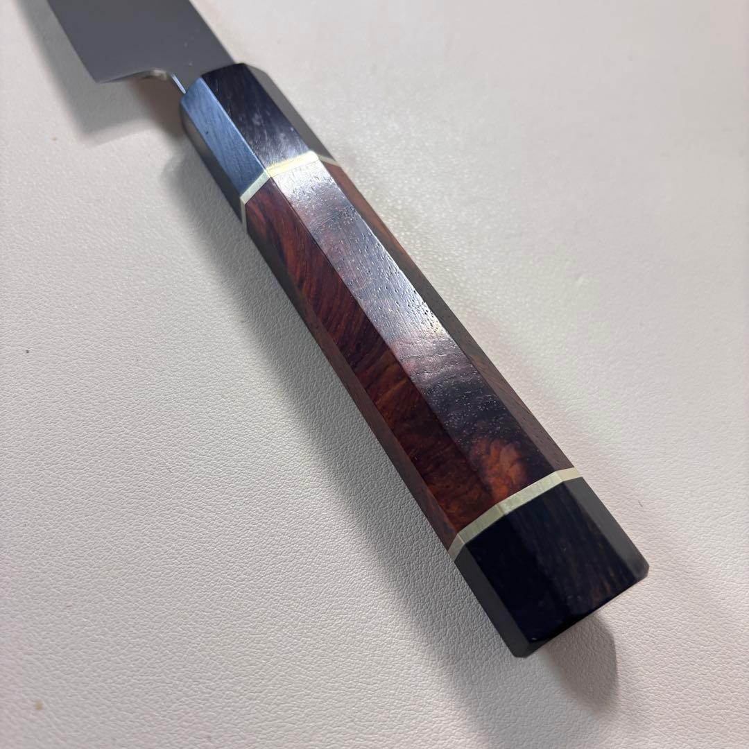 270mm 柳刃包丁 鏡面　天然木八角柄 刺身包丁 和包丁「全鋼」'.═