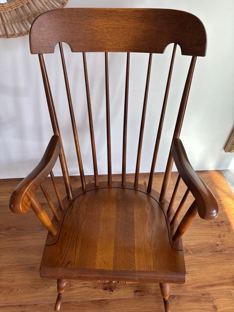 飛騨産業 キツツキマーク　木製　ロッキングチェア