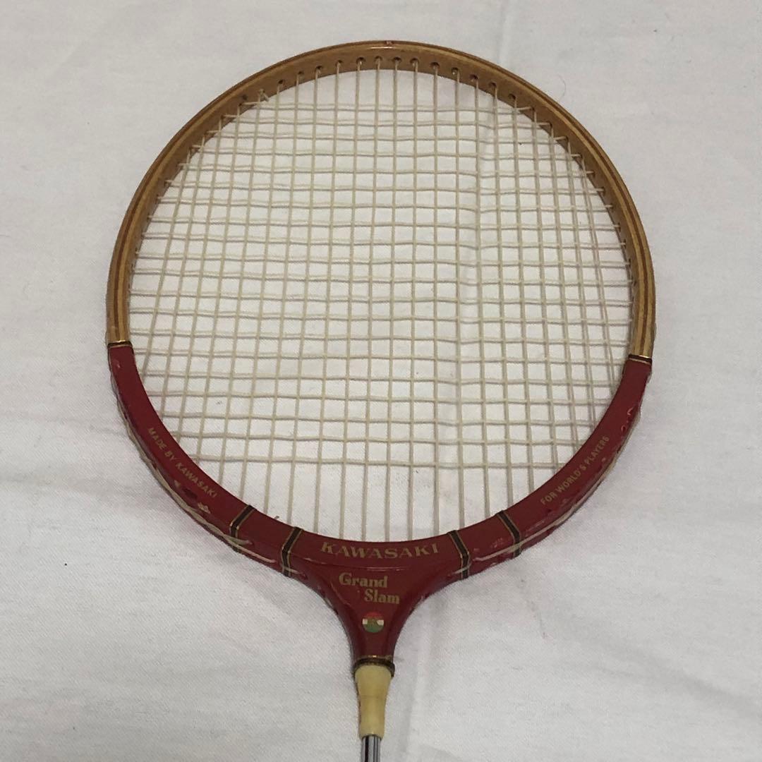 送料込★良品★ビンテージ バドミントンラケット YONEX KAWASAKI