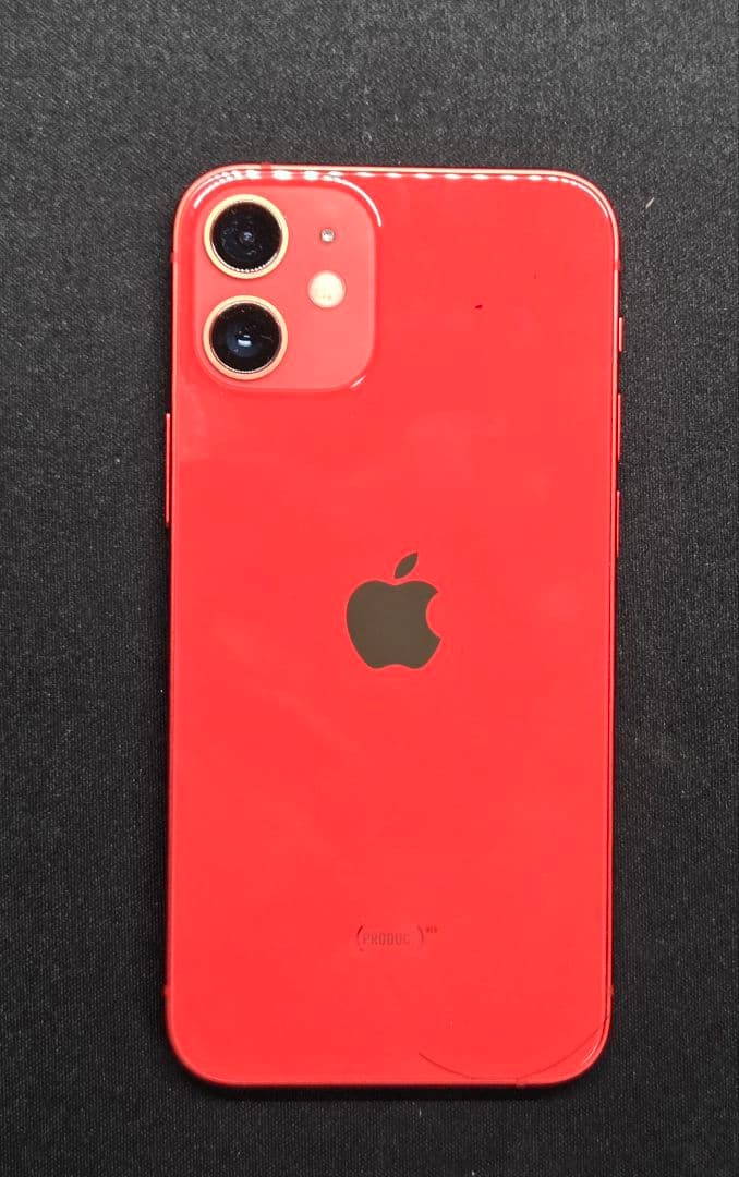 超美品 iPhone 12 mini 128GB レッド 77% 傷汚れなし