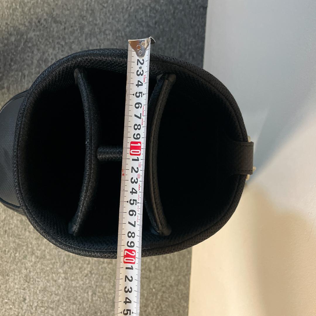 XXIO ゼクシオ キャディバッグ 5分割 カーボン調 ブラック 黒