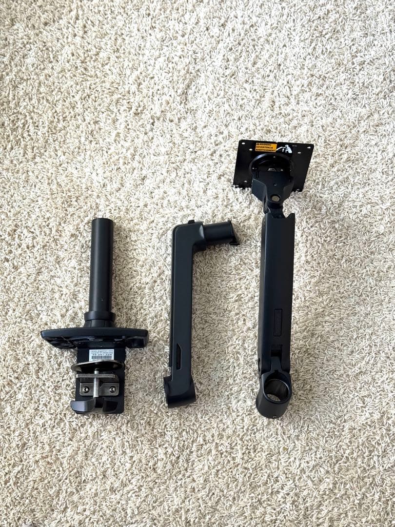 エルゴトロン　モニターアームデスクマウント　マットブラック