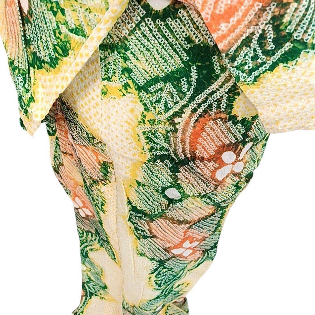 LULU67 有松鳴海絞り 黄色 浴衣 美品 人気色