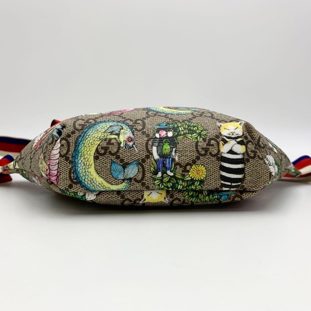 【付属品完備✨ほぼ未使用】グッチ ボディバッグ 斜め掛けバック ヒグチユウコ