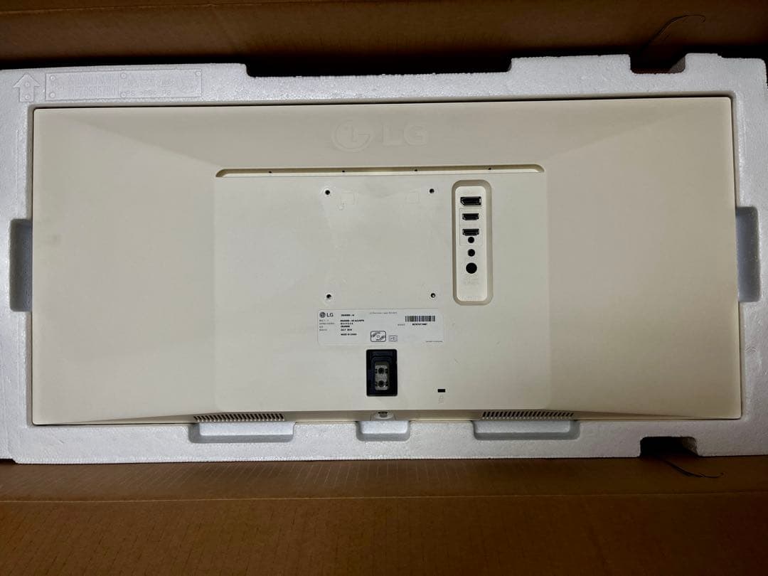 972時間のみ使用！ LG 29WK600/29BK600 モニター 本体