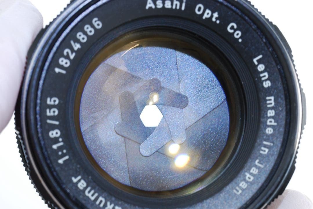 【清掃済・前期型】Super-Takumar 55/1.8 黄変無フィルター付