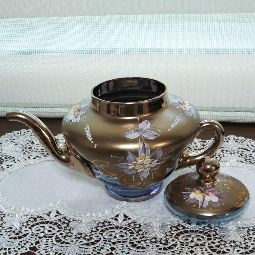 ベネチアグラス　ムラーノ　ティーポット＆クリーマ