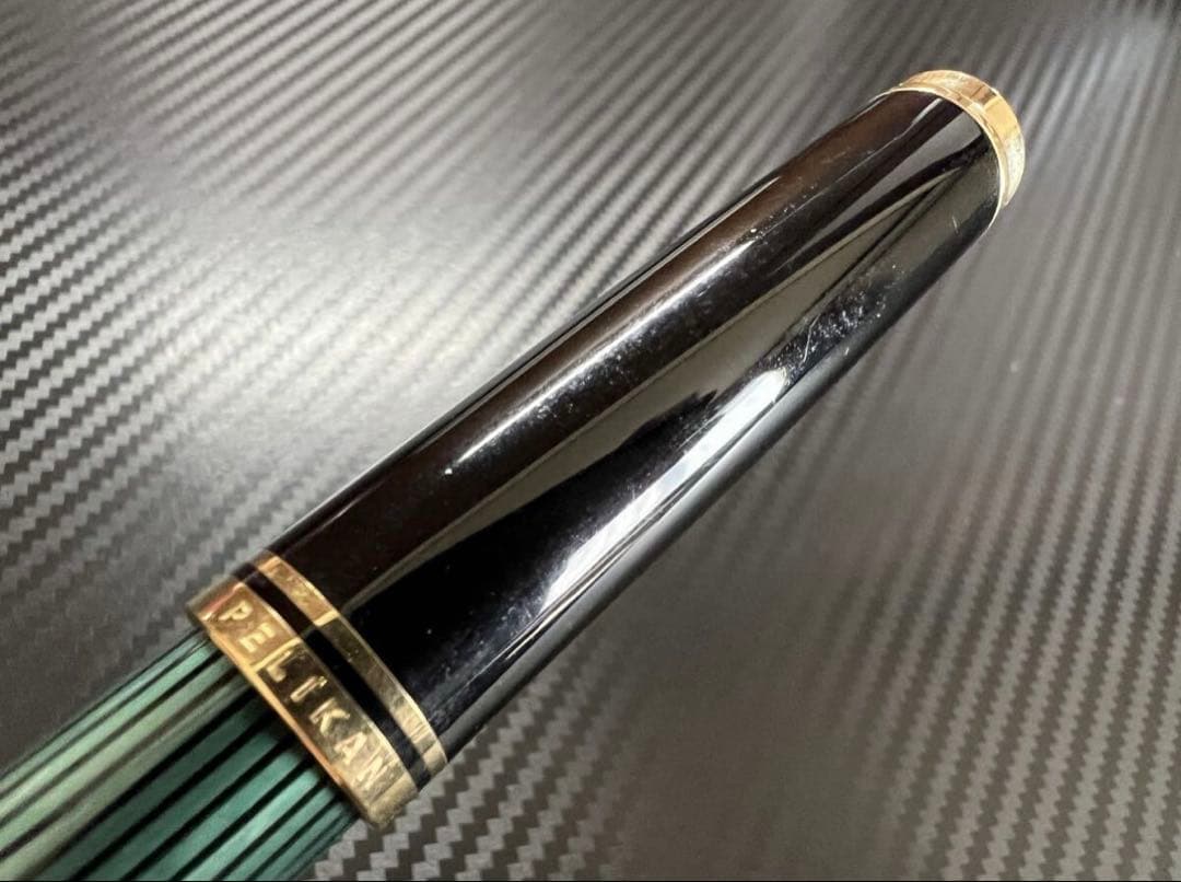 希少 初期型 極美品 ペリカン R800 ボールペン 緑縞