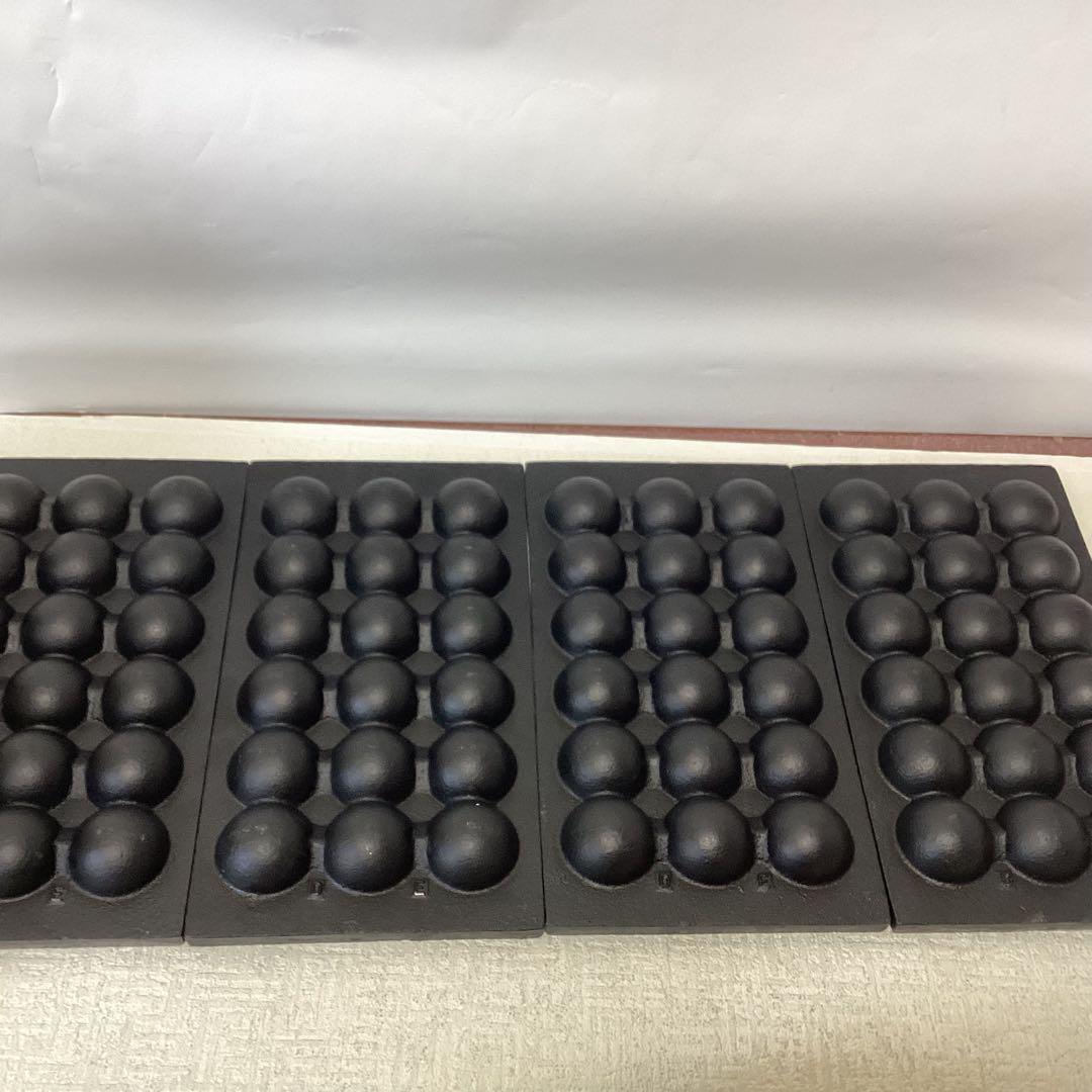 たこ焼き鉄板 深型フチ高　鉄鋳物 18穴 業務用