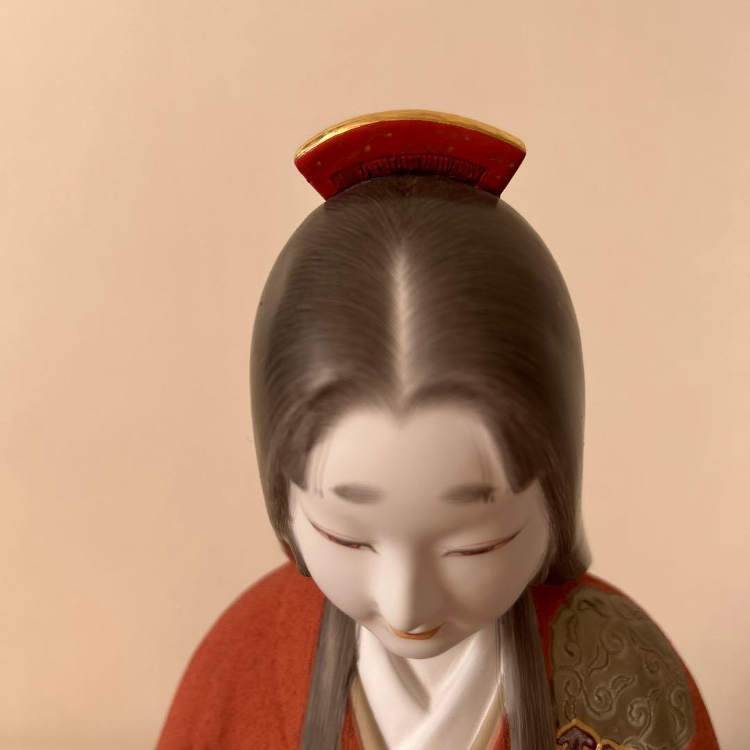 人間国宝 無形文化財保持者 宗田源造作 博多人形 青締★直接お取引限定おまけ付き