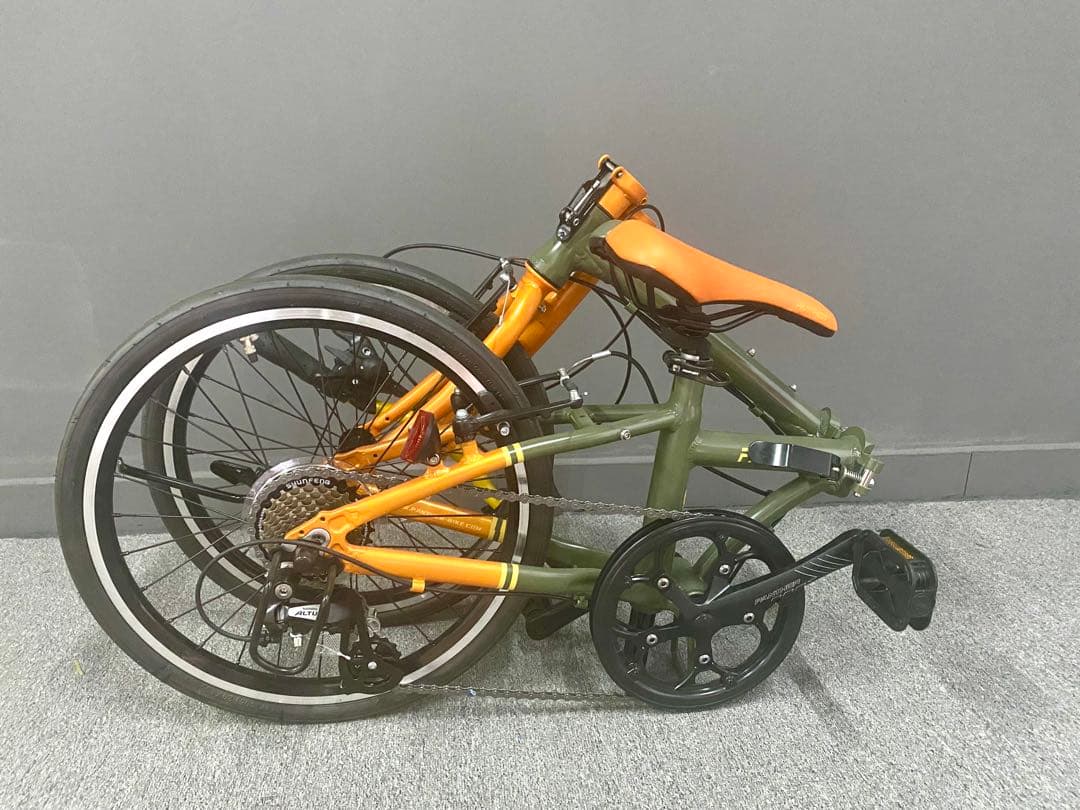 新品未使用PANTHER 20インチ 折りたたみ自転車 8段変速 アルミフレーム