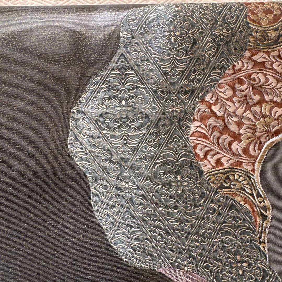 ⭐️美品⭐️袋帯　金糸　引泊　お茶会　観劇　卒業式　道長唐華文　正絹