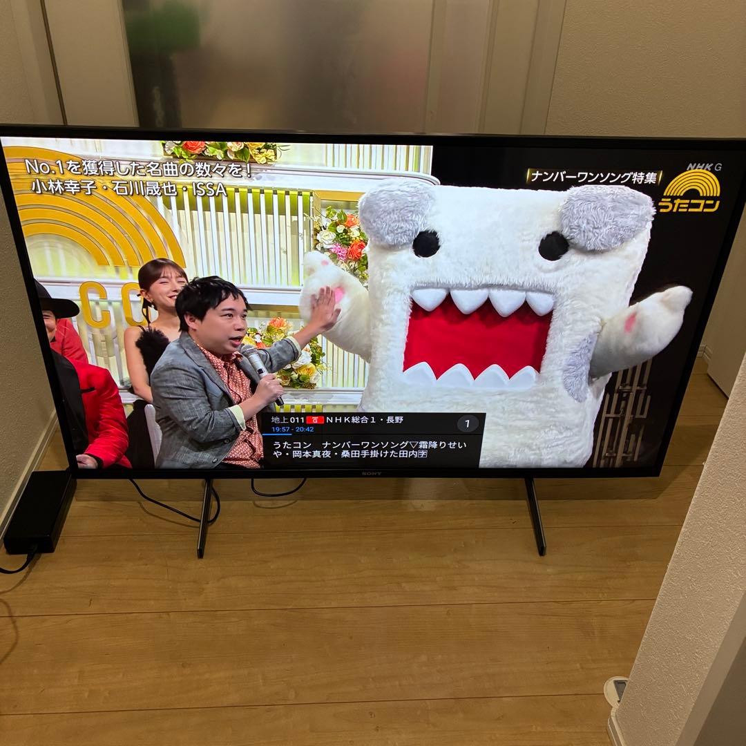 スマートテレビ　4K対応！SONY ソニー　KJ-43X8000H超美品!