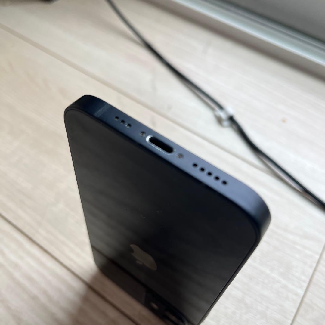 iPhone12 ブラック 64GB 充電ケーブル、アダプタ付き