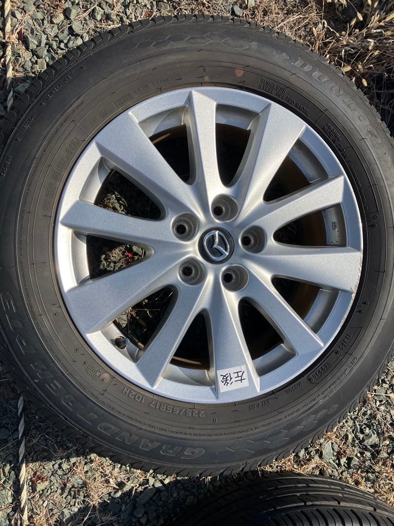 マツダ　CX5 タイヤ　純正　ホイール　サマータイヤ　4本　225/65R17