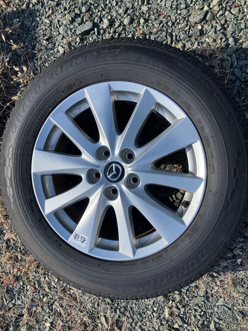マツダ　CX5 タイヤ　純正　ホイール　サマータイヤ　4本　225/65R17