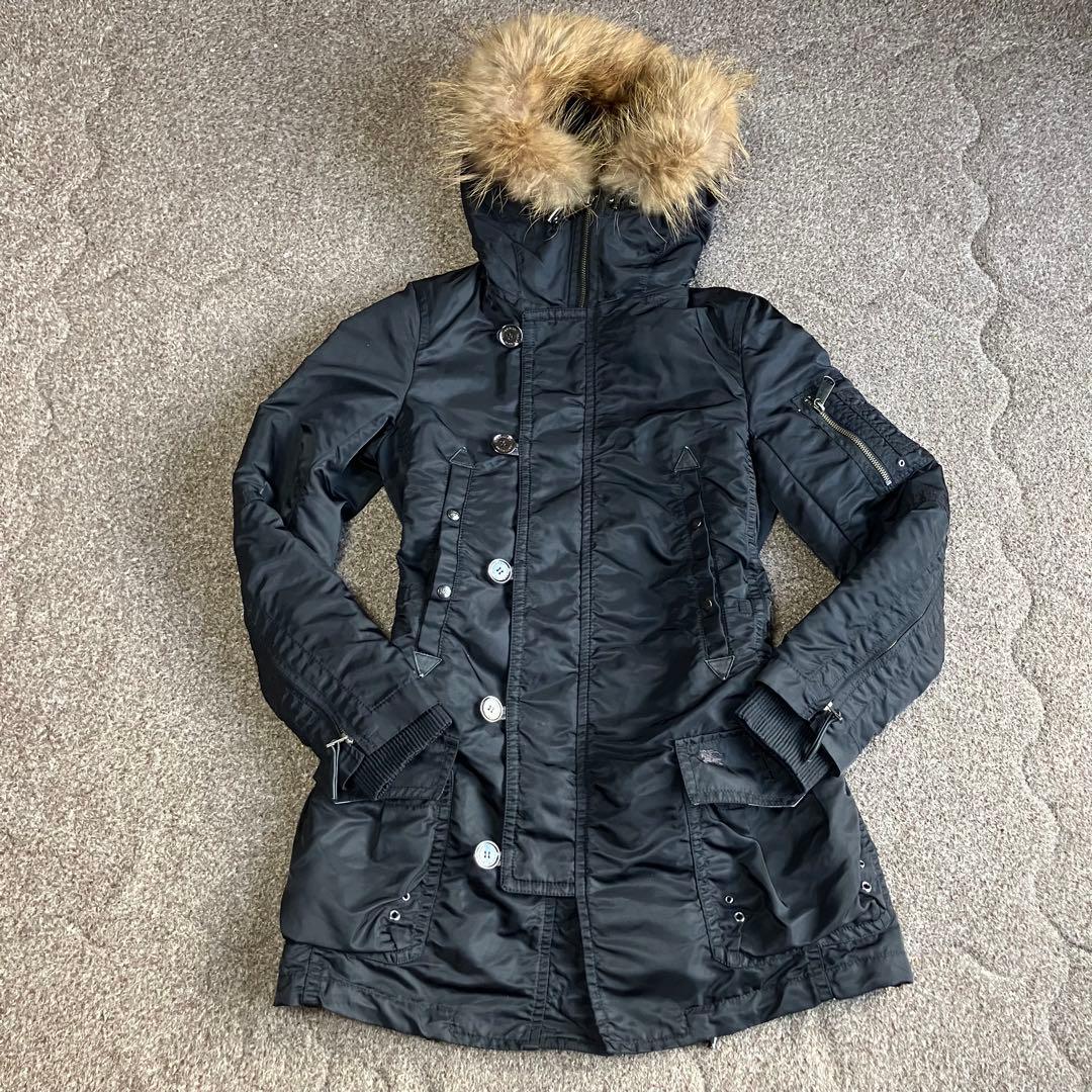 an　ブルーレーベル　モッズコート Lサイズ　2way ブラック