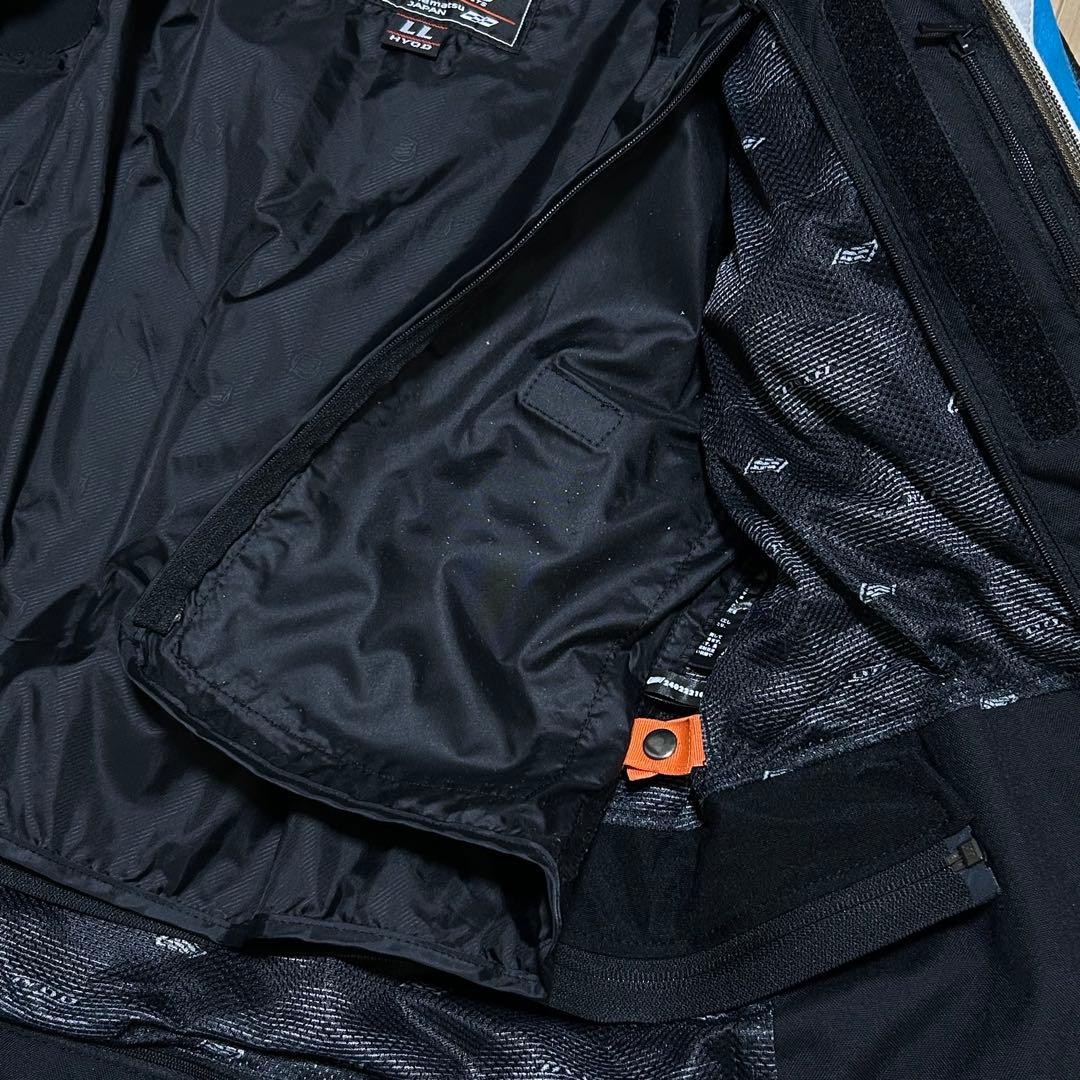 HYOD MHI-117 ライティングジャケット メッシュ&レザー フード付き