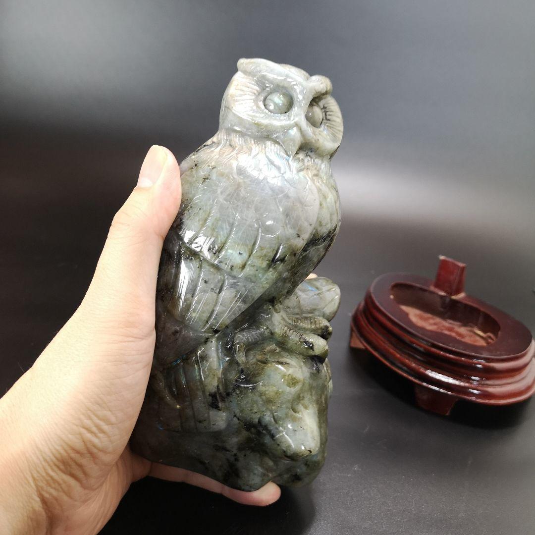 2.ラブラドライトライト　ふくろう　処分