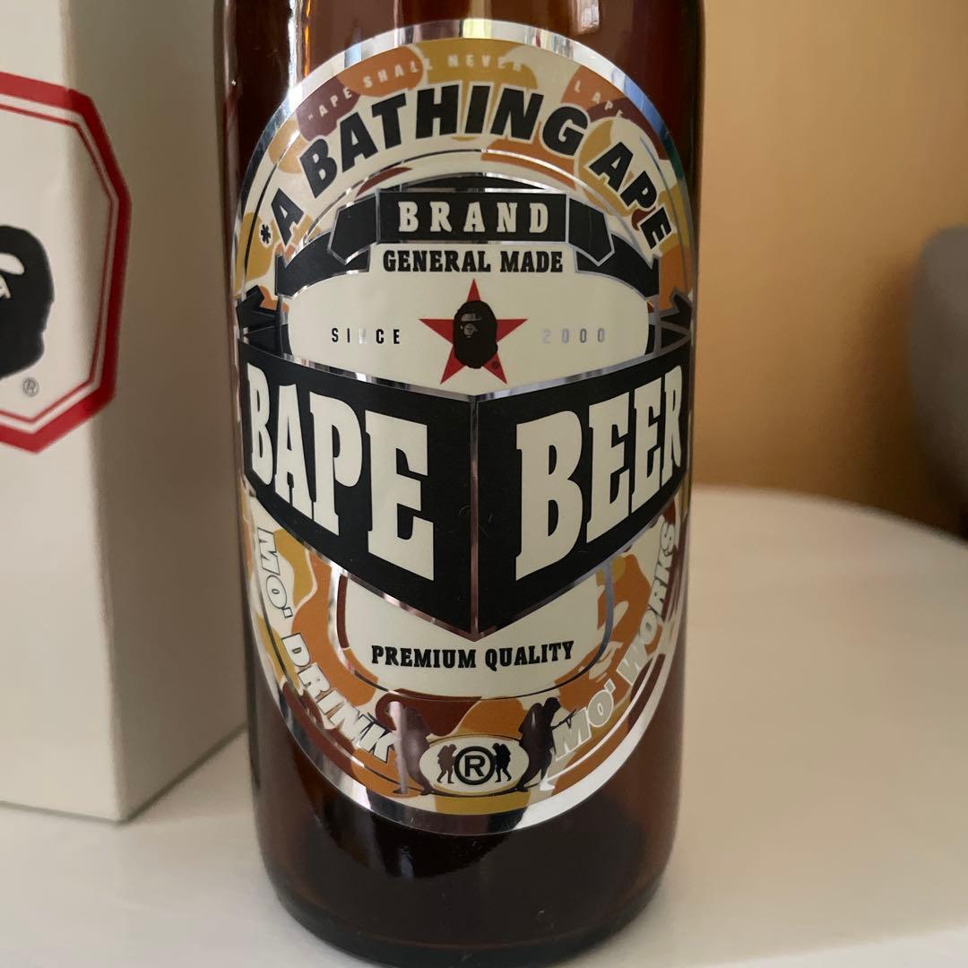 新品 BAPE BEER ディスプレイボトル エイプ アベイシングエイプ