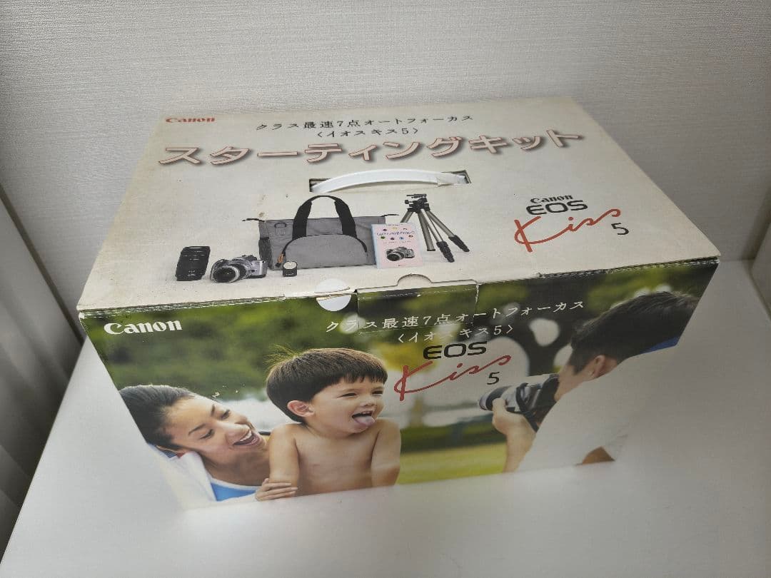 新品 Canon EOS kiss 5・レンズ2本 他 当時のセット品