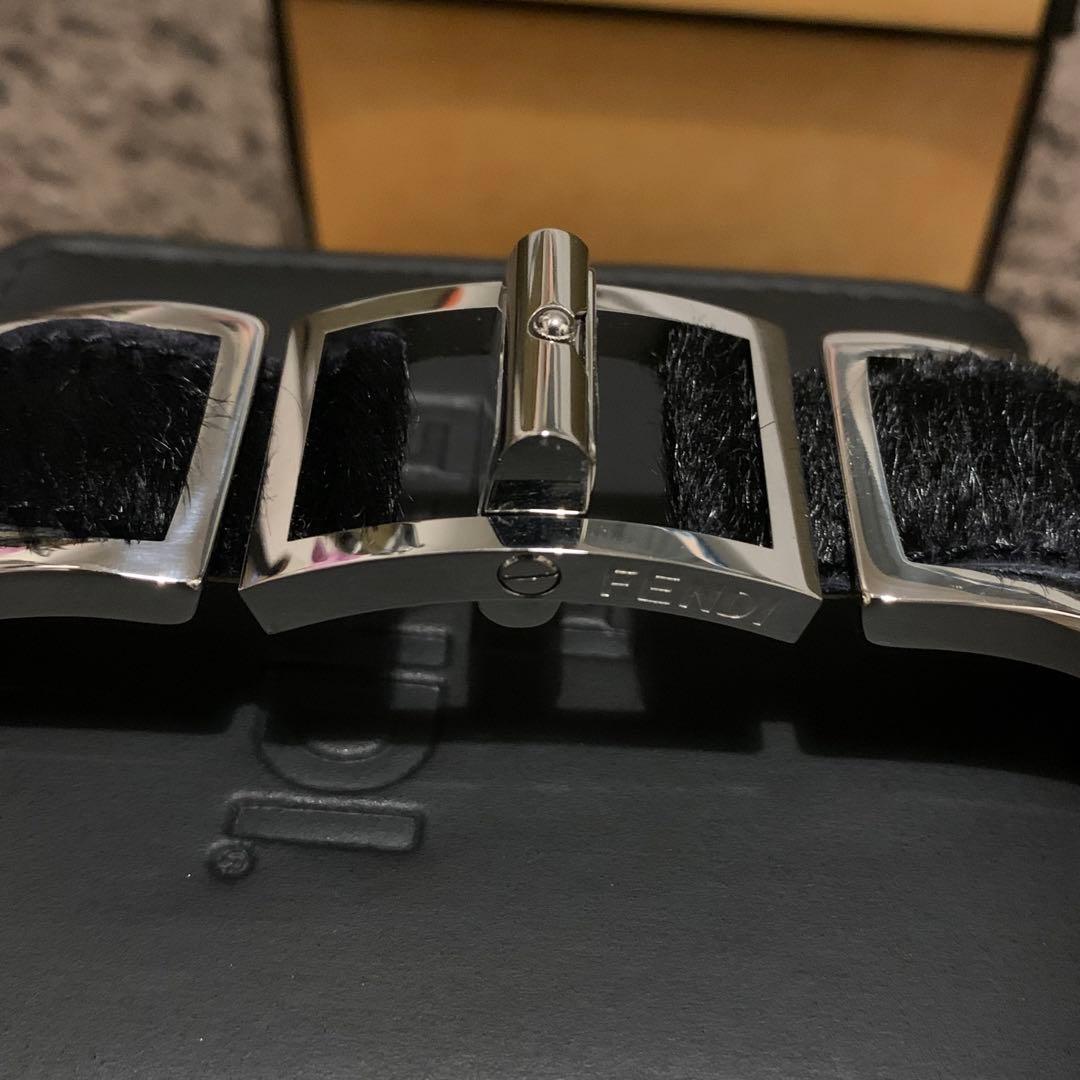 FENDI フェンディ 回転フェイス ハラコ
