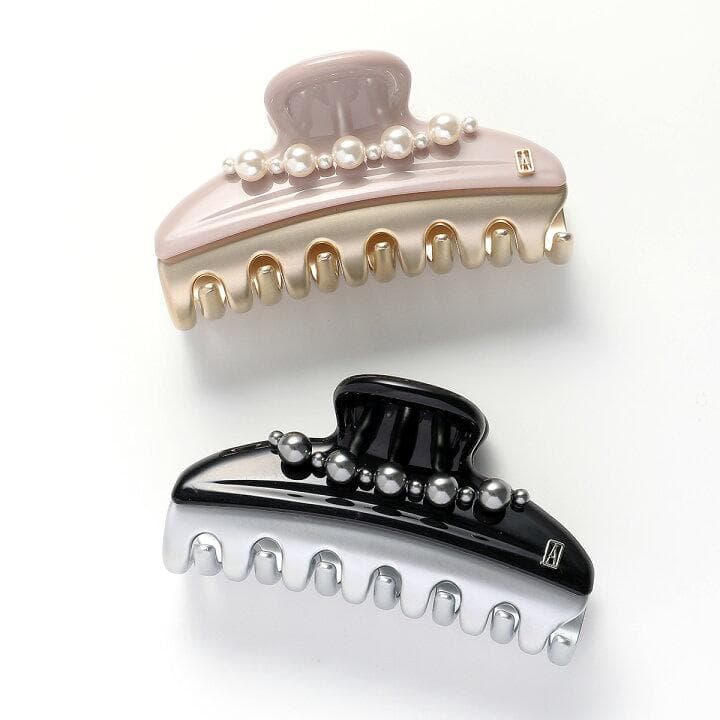 新品 アレクサンドルドゥパリ パール ヴァンドームクリップ グレー