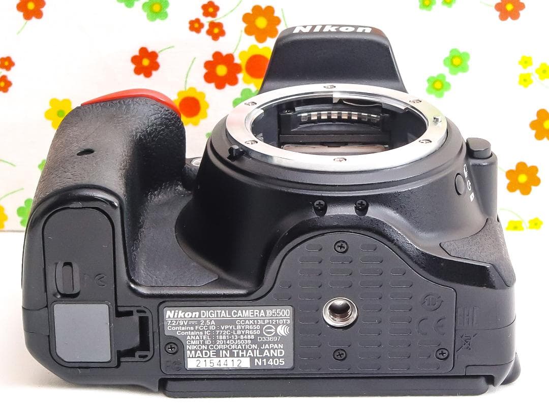 美品 ニコン Nikon D5500☆Wi-Fi搭載機♪☆高機能・高画質一眼レフ