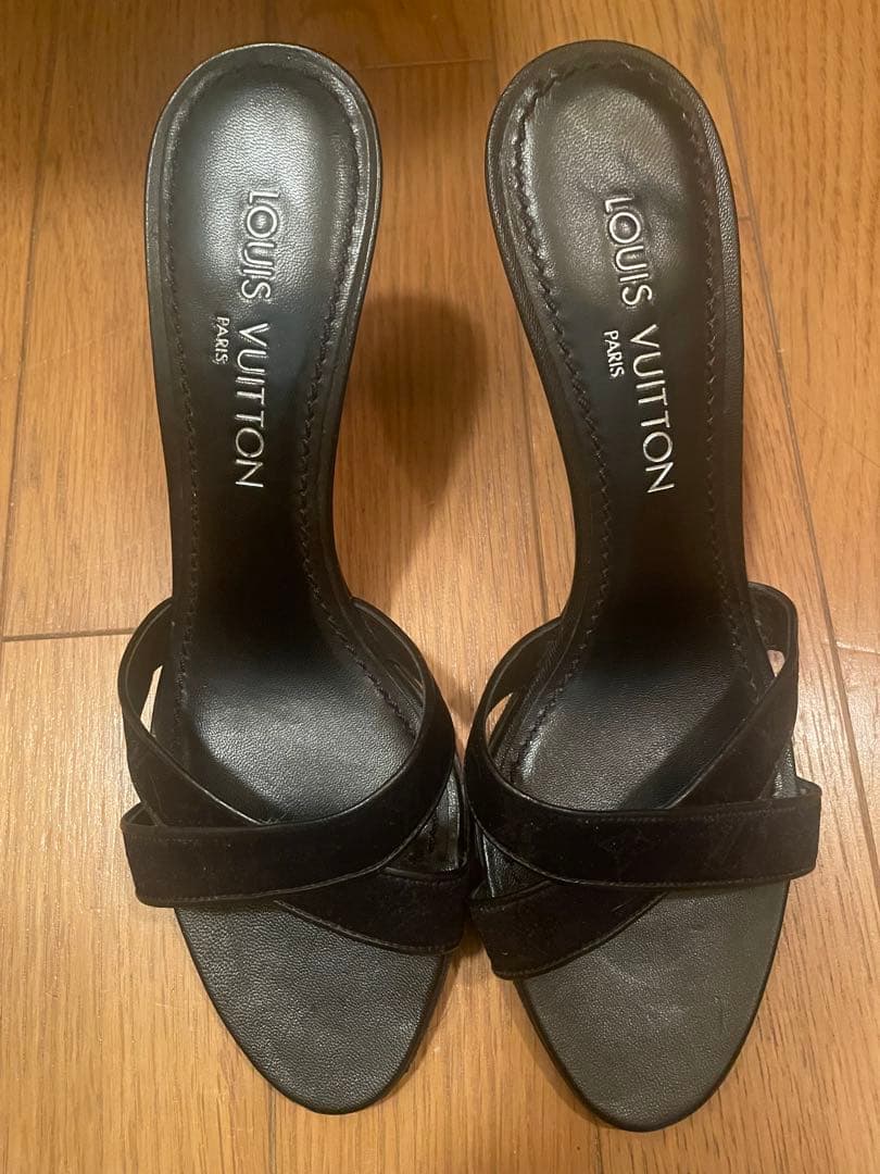 LOUIS VUITTON ミュールサンダル ブラック