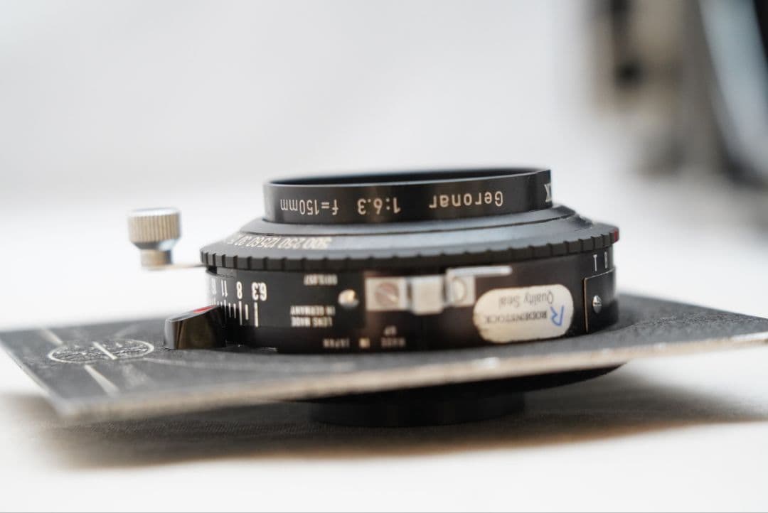 リンホフ テヒニカ ローデンストック ゲロナー 150㎜ F=1:6.3　激レア