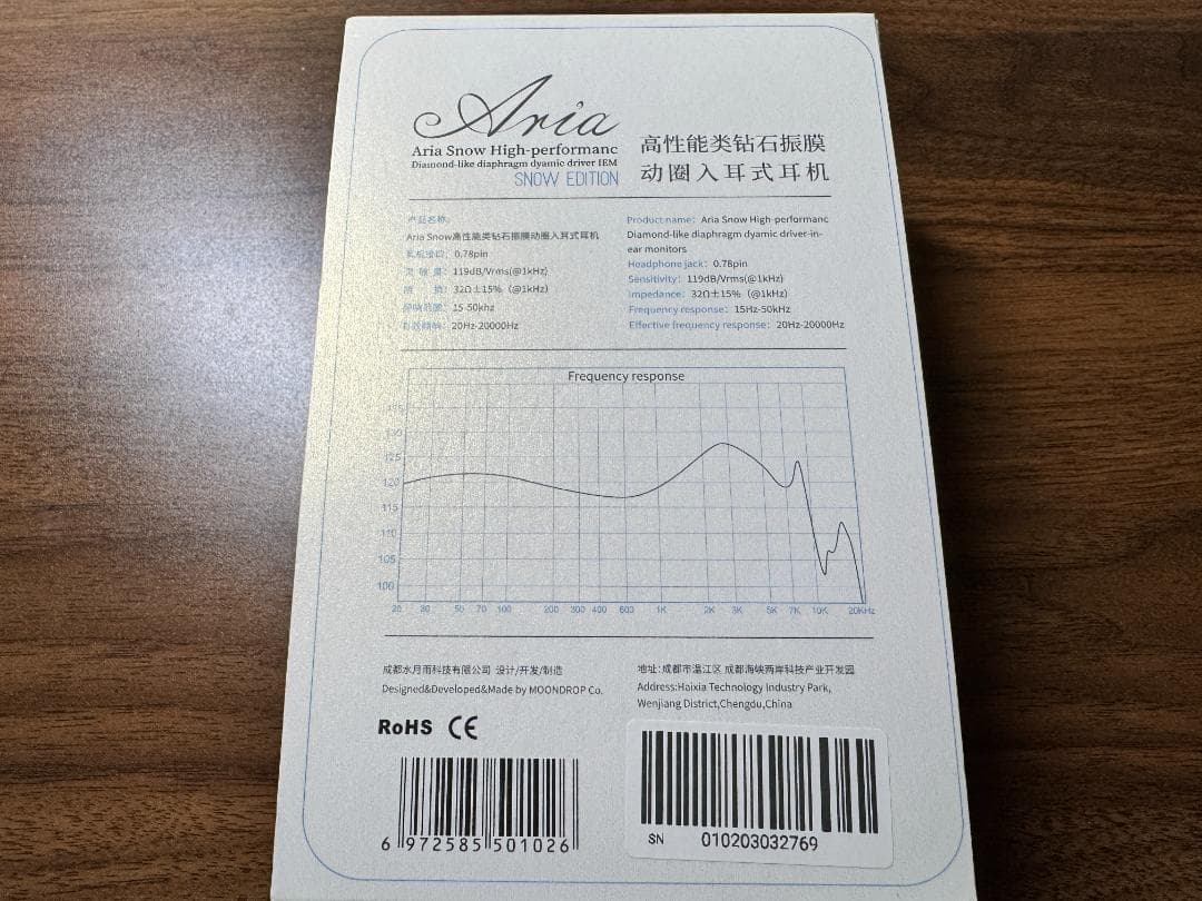 【MOONDROP/水月雨】Aria  Edition