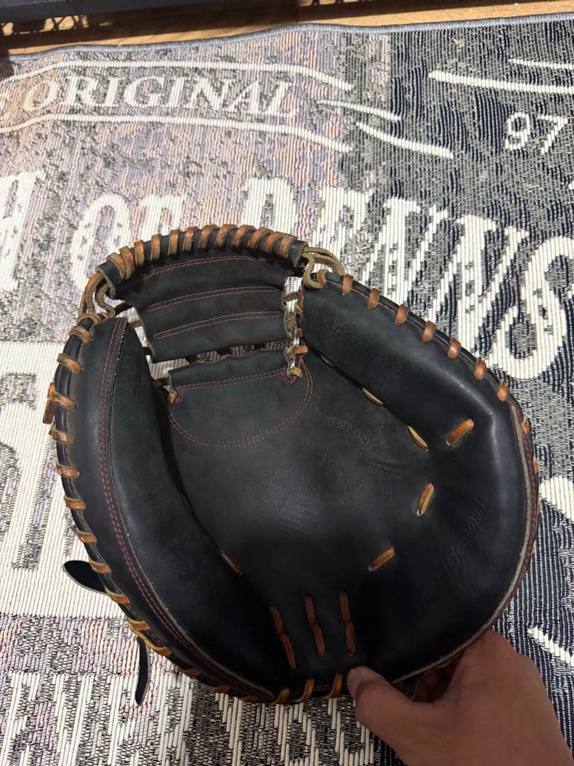 スラッガー　硬式 キャッチャーミット 黒