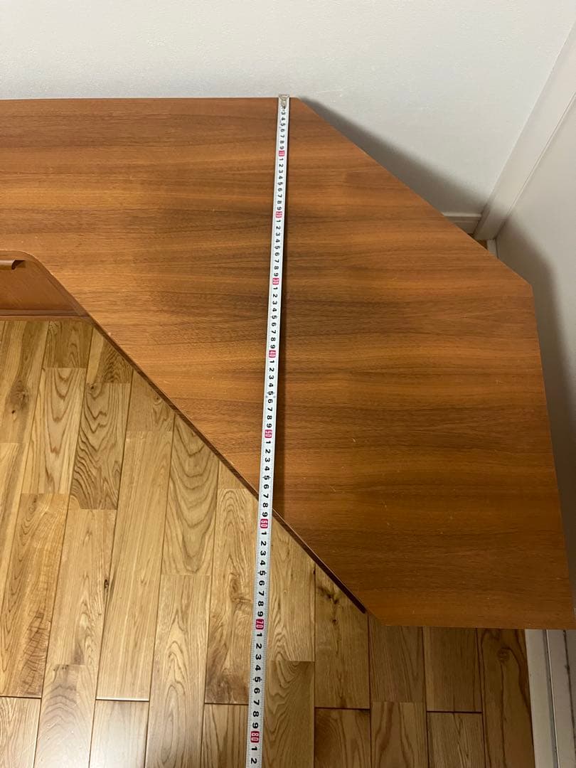 週末限定値下げunicoコーナー型テレビ台 ウォールナット調