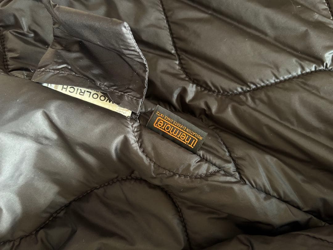 貴重Mサイズ【大柄さんに】ウールリッチ　ラビットファーライナー付きモッズコート