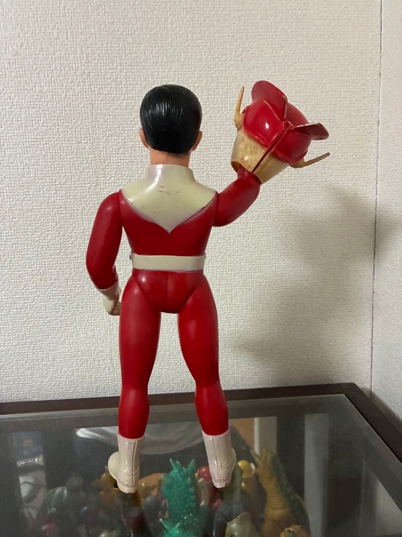 当時物　ブルマァク　レッドマン　面取れソフビ　約30㎝