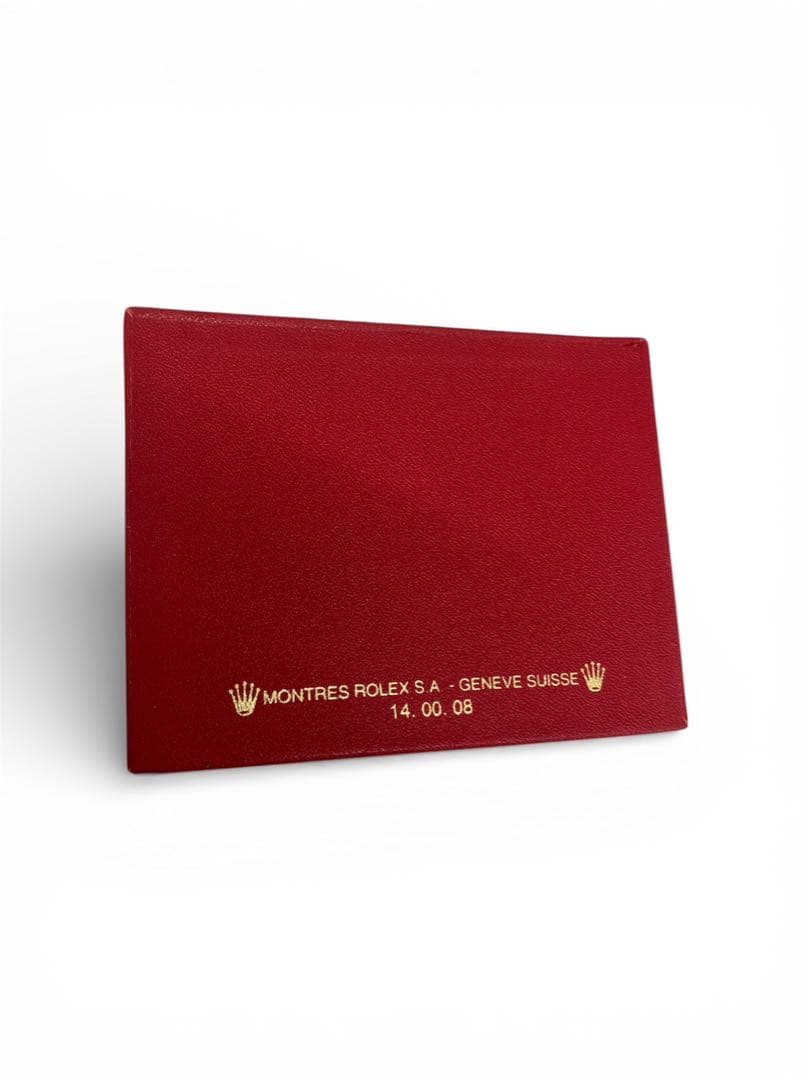 ROLEX 赤いケースと付属品セット 　　　　【ROLEXの箱、取説書のみ】