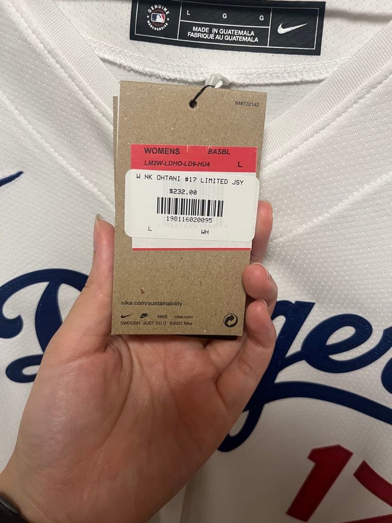 大谷翔平　ドジャースレプリカユニフォーム　ナイキ製L 新品未使用