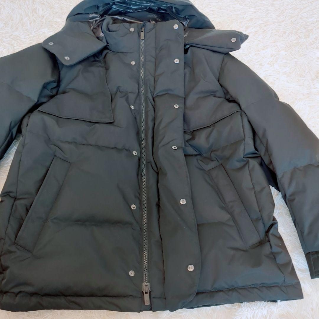 極美品✨️UNIQLO ＋J ダウンオーバーサイズパーカー　黒　L　ジルサンダー