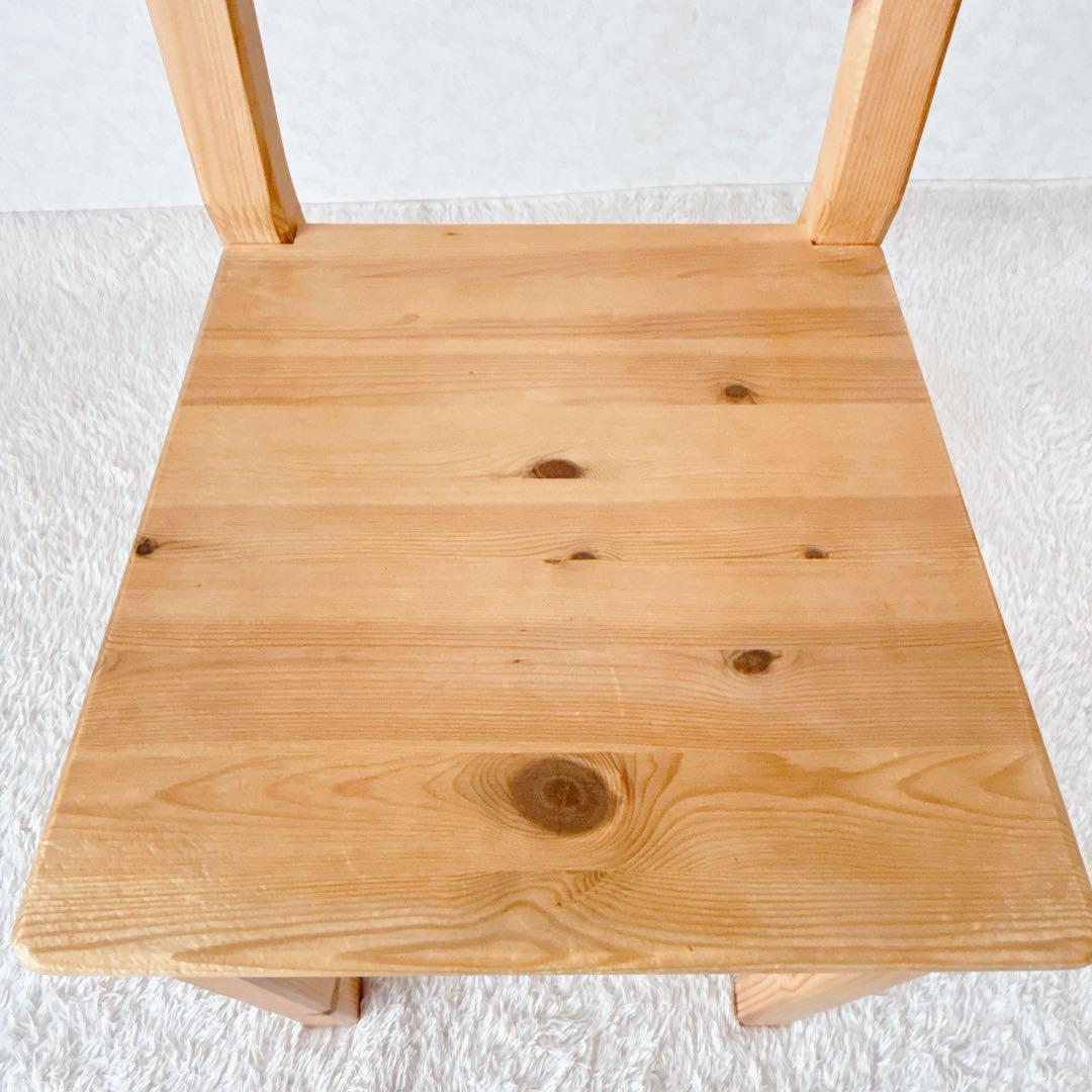 廃番 美品】IKEA IVARイーヴァル チェア 天然木 ダイニング リビング