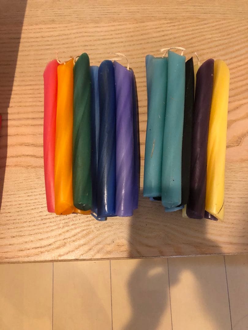 70's DEAD STOCKビンテージ壁掛けミラー&ドロップキャンドルスタンド