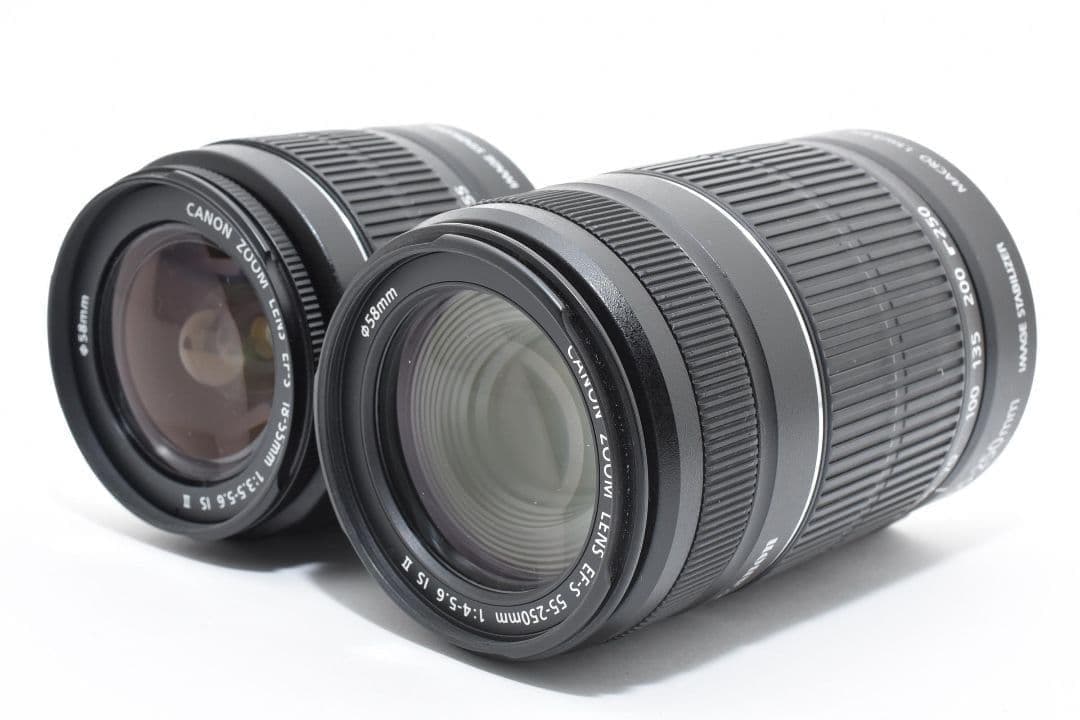 手ブレ補正付き ダブルレンズ✨Canon EOS KissX8i✨イルミ 夜景に