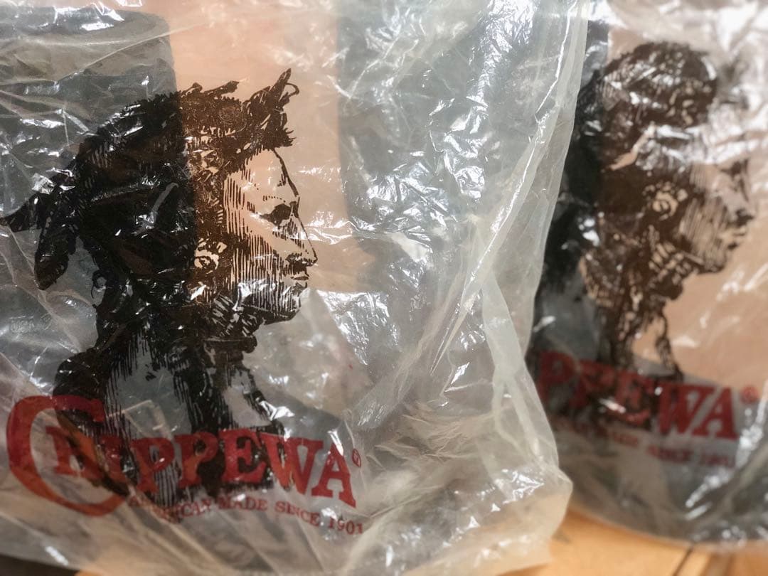 Chippewa ブラックエンジニアブーツ