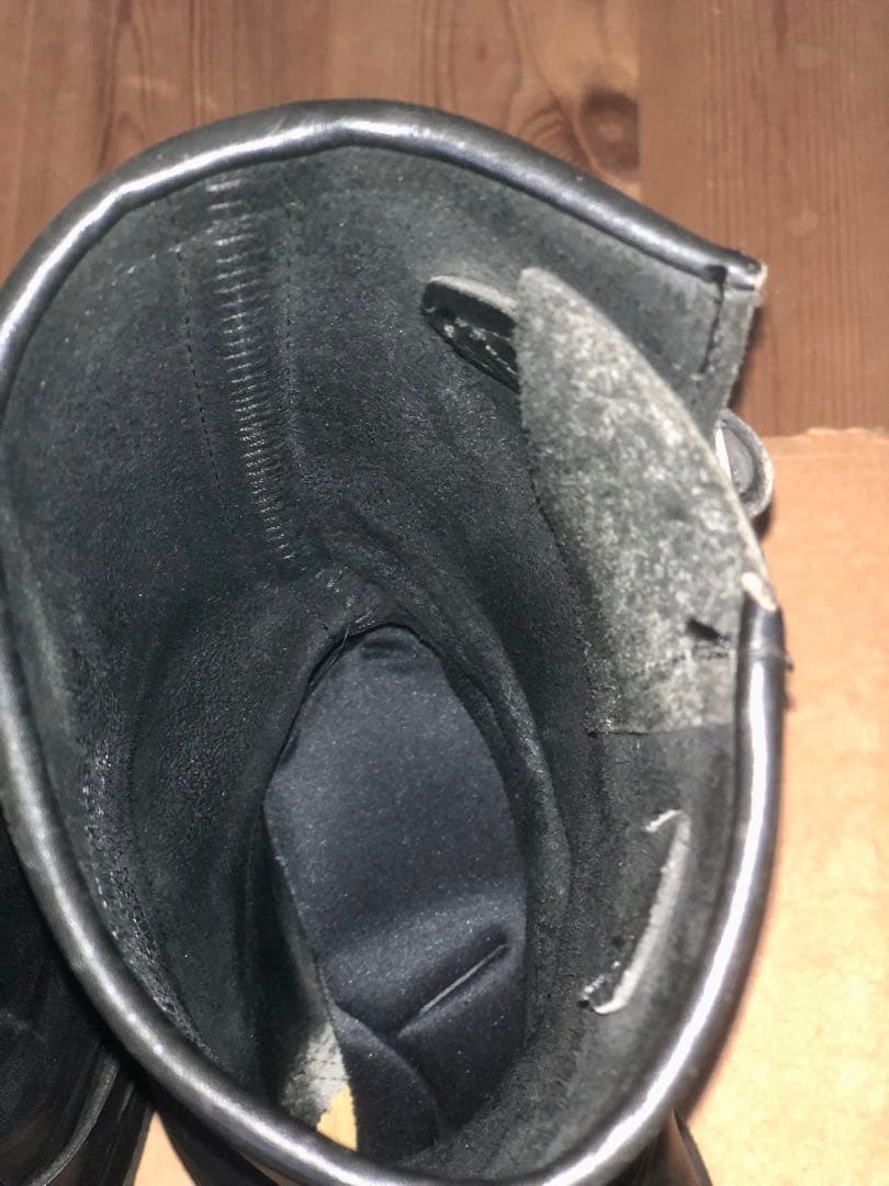 Chippewa ブラックエンジニアブーツ