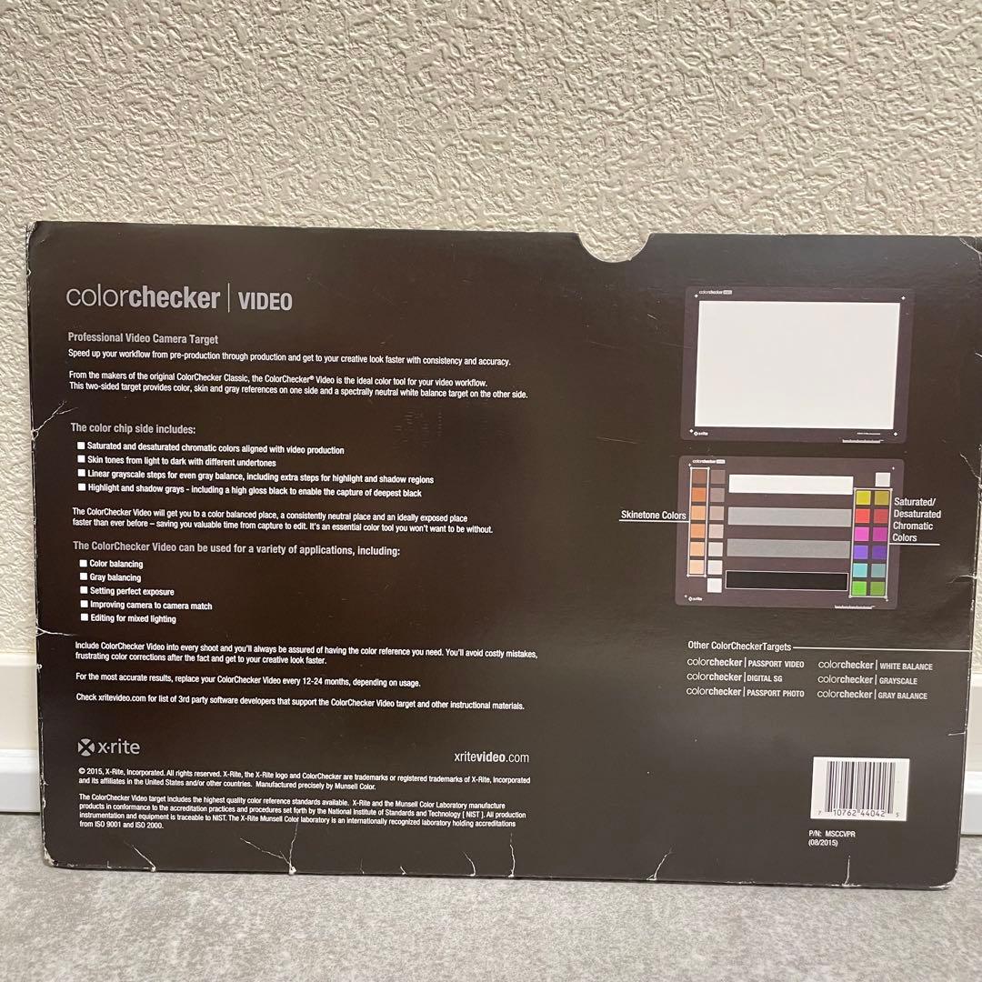 その他 X-Rite ColorChecker Video
