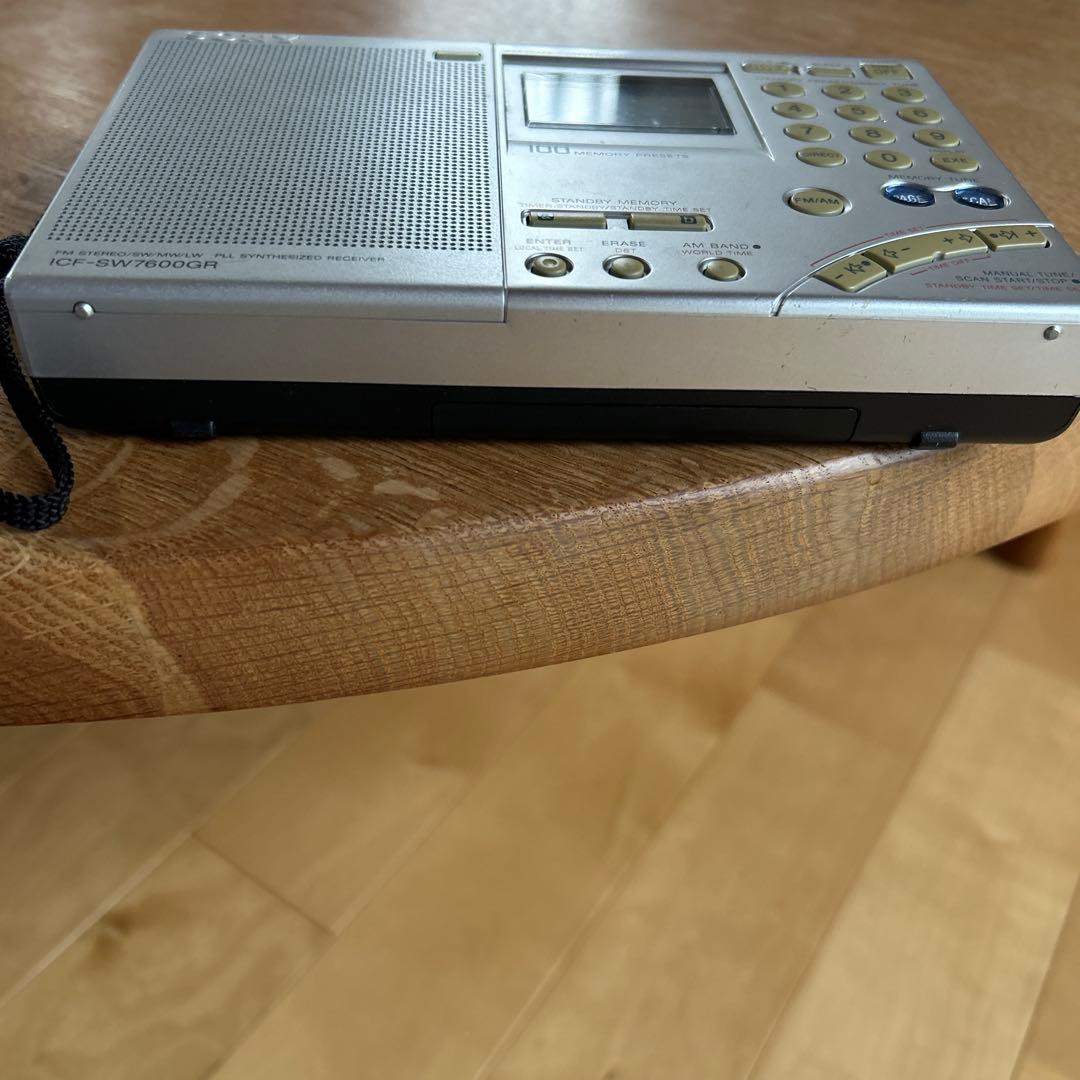 ソニーラジオ PLLシンセサイザーレシーバーICF-SW7600GR BCL