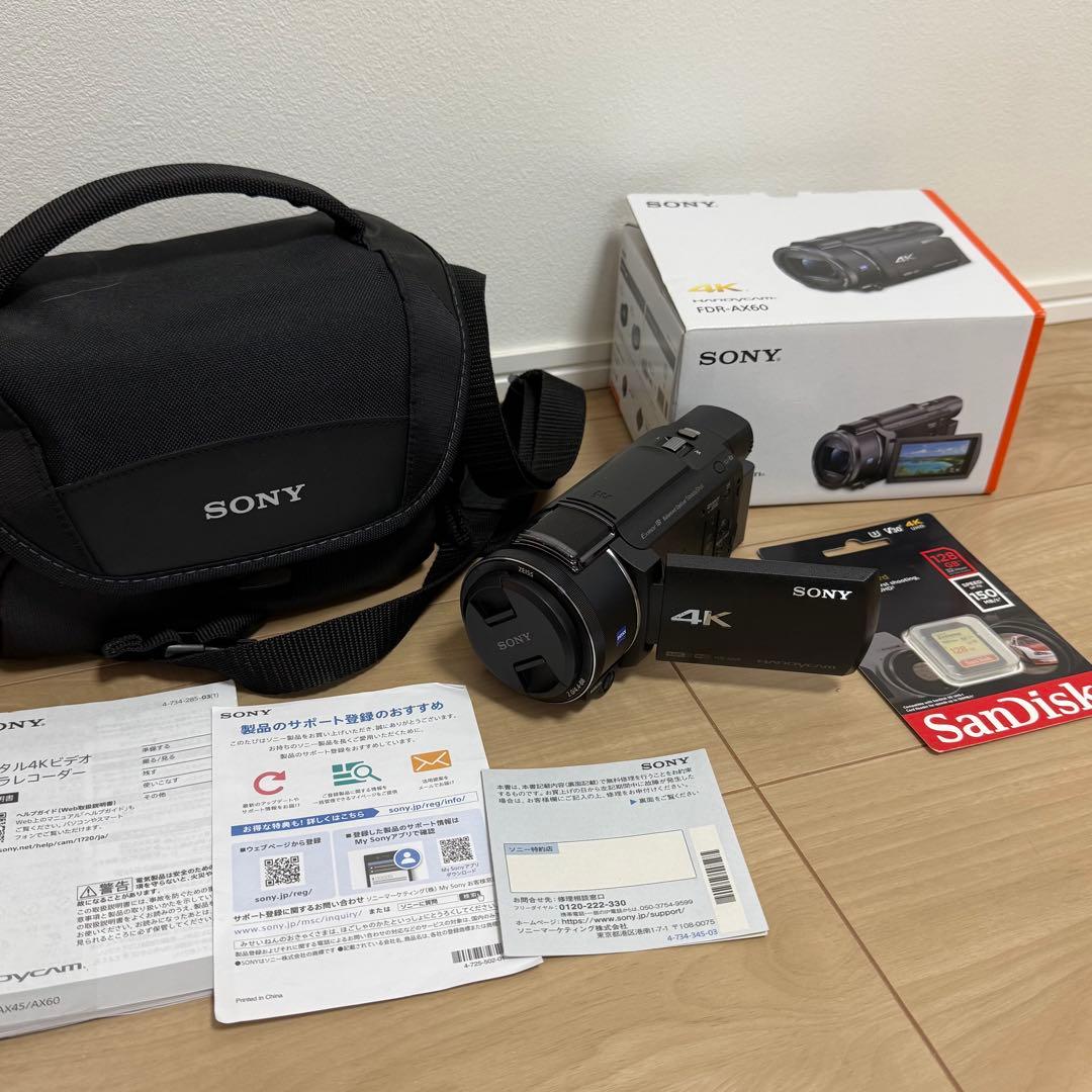 美品！高画質！フルセット！！4Kビデオカメラ セット！