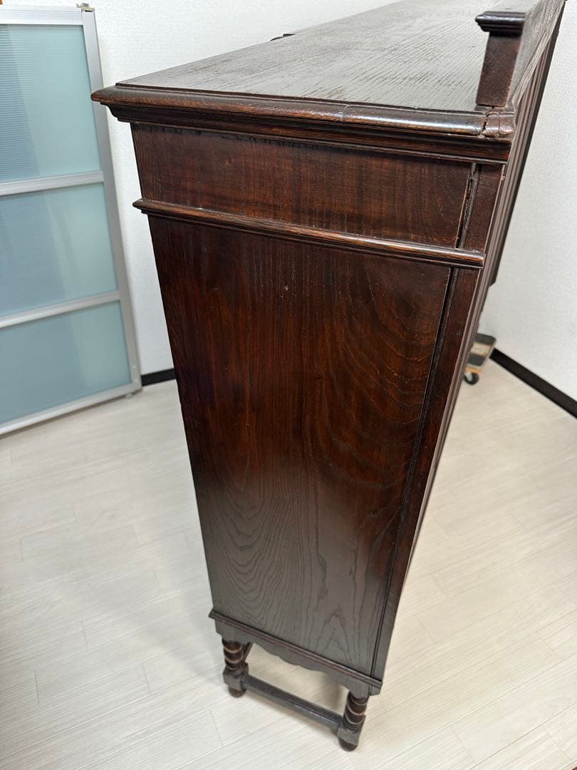 英国 イギリス アンティーク ブックケース ツイストレッグ 管理No.i0※