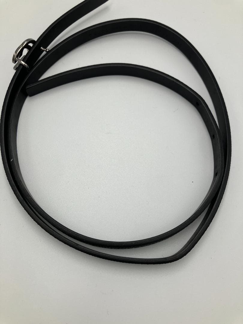 GUCCI GGマーモント レザー シルバー金具 ベルト 表記サイズ 75・30