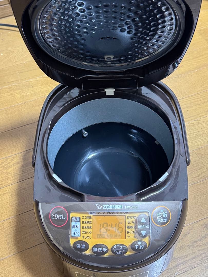 象印 IH炊飯器 NW-VB18 ブラウン 24年製 最大1升(10合)